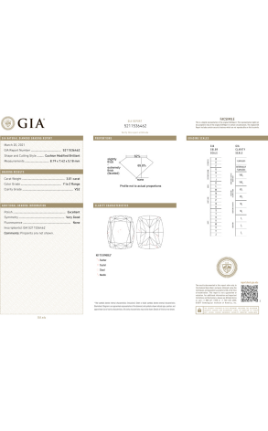 Кольцо GIA с бриллиантом 3,01 ct Y to Z/VS2 GIA (35358) №2