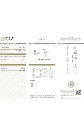 Кольцо GIA с бриллиантом 5,19 ct U to V/VS1 GIA (35366) №3