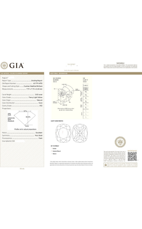 Серьги GIA с бриллиантами 3.02ct FLY/VS2 - 3.01ct FLY/VS2 (35508) №2