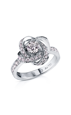 Кольцо Boucheron Pivoine White Gold Diamonds 0,46 ct. Ring JSL00101 (35659)