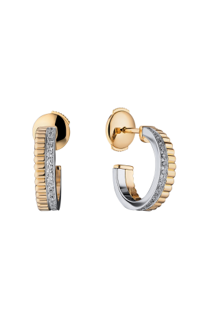 Серьги Boucheron Quatre Radiant Edition Hoop Earrings JCO00671 (35399)