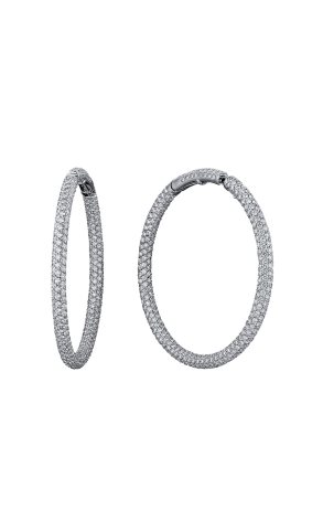 Серьги Chopard White Gold 19.0 ct Diamonds Hoop Earrings 83/5619 (35262)