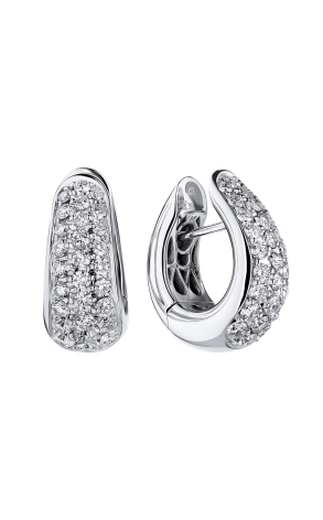 Серьги Gianni Lazzaro White Gold Diamonds Earrings (35252)