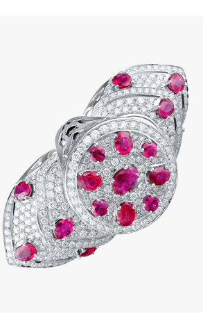 Кольцо Grimoldi Milano Mechanic Diamonds and Ruby Ring (4440) №2
