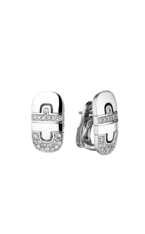 Серьги Bvlgari Parentesi White Gold & Diamonds (37955)
