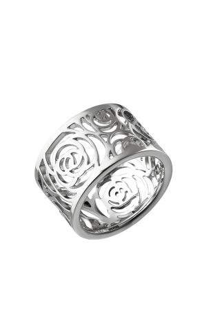 Кольцо Chanel Camelia White Gold (37167)