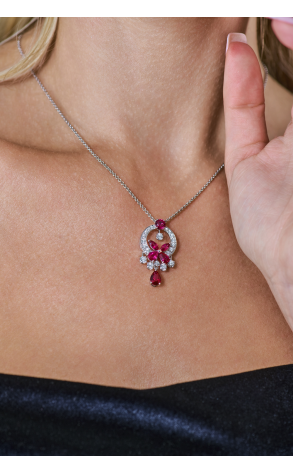 Подвеска GRAFF Classic Butterfly Ruby & Diamond GP (40348) №2