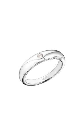 Кольцо Van Cleef & Arpels New York Wedding Band Platinum & Diamond (SIZE 51) VCARD12500 (41210)