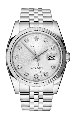 Часы Rolex Datejust 36mm Steel and White Gold 116234 (36832)