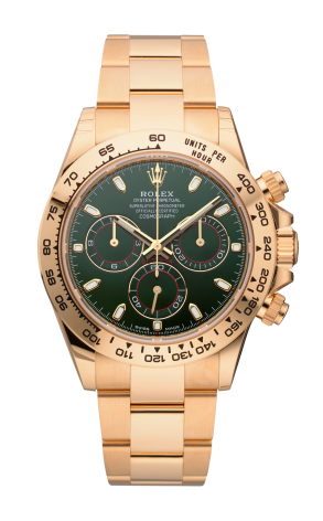 Часы Rolex Daytona Cosmograph 40mm Yellow Gold Green 116508 (36438)