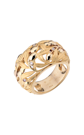 Кольцо Carrera y Carrera Yellow Gold Diamonds Ring (35773)