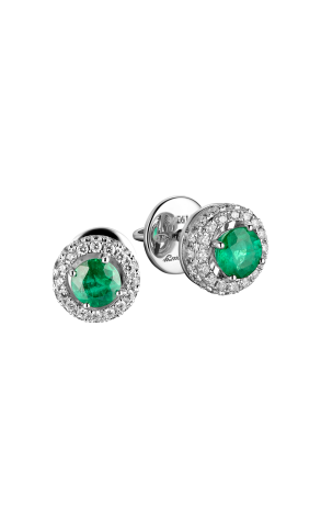 Серьги Mercury Color Emeralds & Diamonds ME22378WDS (36951)
