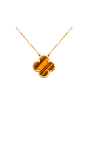 Подвеска Van Cleef & Arpels Vintage Alhambra Tiger Eye VCARD38600 (41569)