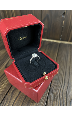 Кольцо Cartier 2,26 ct F/VVS1 1895 solitaire platinum N4163900 (37938) №3