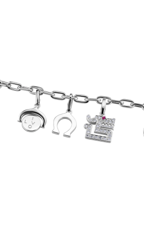 Браслет Cartier Nine - Charms White Gold Bracelet (36170) №2