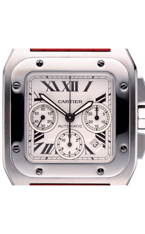 Часы Cartier Santos 100 Xl Chronograph 2740 (36614) №2