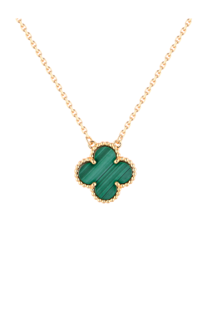 Кулон Van Cleef & Arpels Vintage Alhambra Malachite VCARO9VA00 (36267)