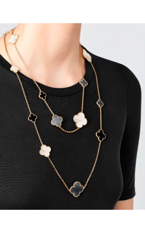 Колье Van Cleef & Arpels Magic Alhambra Long Necklace 16 motifs VCARD79400 (41594) №2