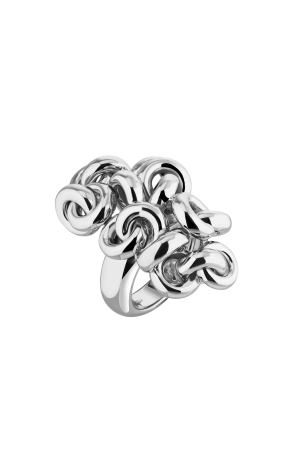 Кольцо De grisogono Interlocking Circles White Gold Cocktail (38356)