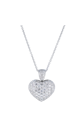Подвеска Gianni Lazzaro 4,30 ct Round Cut Diamonds Heart (40496)
