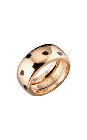 Кольцо Cartier Panthere Yellow Gold and Enamel Vintage (36550)