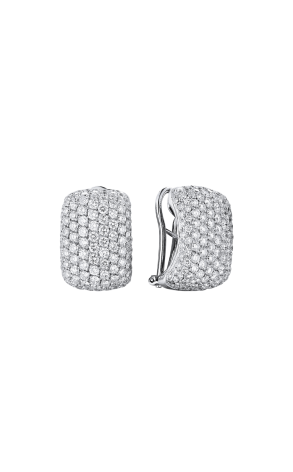 Серьги Leo Pizzo 7.30 ct Round Diamonds & White Gold (37926)