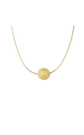 Колье  Fireball Sapphire & Yellow Gold (42035)