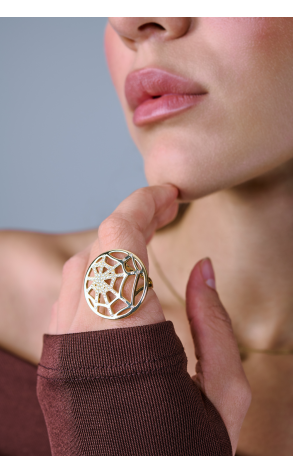 Кольцо Chaumet Attrape Moi Catch Me Spider Yellow Gold Diamonds (40943) №3