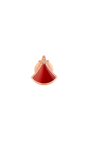 Пусеты Bvlgari Diva's Dream Rose Gold & Carnelian & Diamonds 361993 (42942)