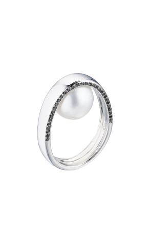 Кольцо Gavello 11.0 mm Akoya Pearl Black & White Diamonds (40264) №2