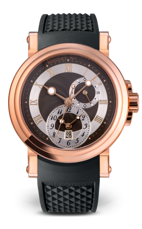 Часы Breguet Marine Rose Gold Dual Time GMT 5857BR/Z2/5ZU 5857BR/Z2/5ZU (36487)