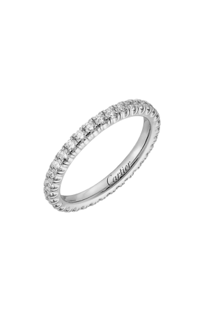Кольцо Cartier Etincelle de Wedding Band 2 mm width Paved (SIZE 51) CRB4077951 (41142)