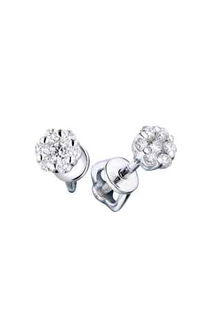 Пусеты  0,25 ct G/SI2 Round Diamonds (37497)