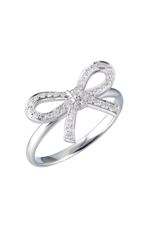 Кольцо Tiffany & Co Bow Platinum & Diamonds (36764)