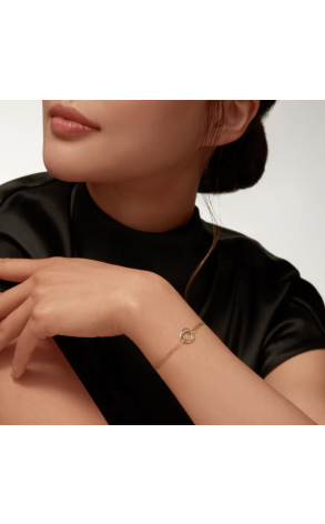 Браслет Cartier Trinity bracelet, on chain 15 см B6068115 (41290) №2