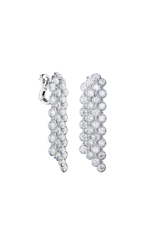 Комплект  в стиле Van Cleef & Arpels Palmyre 31,08 ct Round Cut Diamonds & White Gold (42079) №3