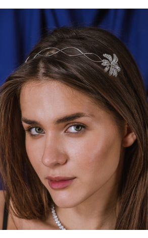Ювелирное украшение  5,20 ct Round Cut Diamond & White Gold HeadBand (39013) №3