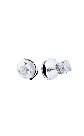 Пусеты DeRosa 0.50 ct E/VVS2 - 0.50 ct E/VVS2 Cushon Cut Diamonds E288101 (37282)