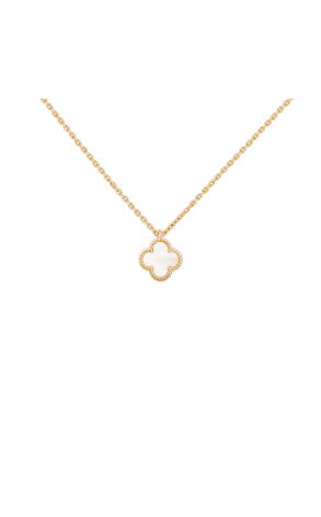 Подвеска Van Cleef & Arpels Sweet Alhambra yellow gold, Mother-of-pearl VCARF69100 (40652)