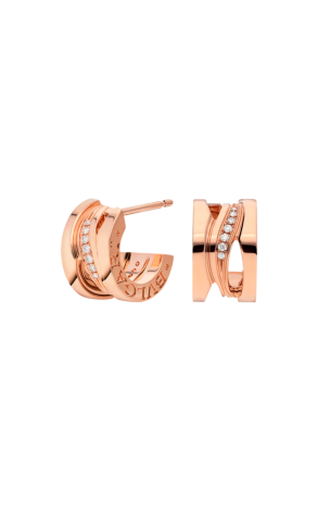Серьги Bvlgari B.Zero 1 Rose Gold & Diamond 356131 (42286)