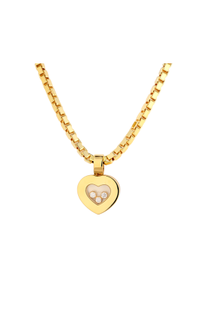 Подвеска Chopard HAPPY HEARTS Yellow Gold & Diamonds 79/3208-20 (40818)