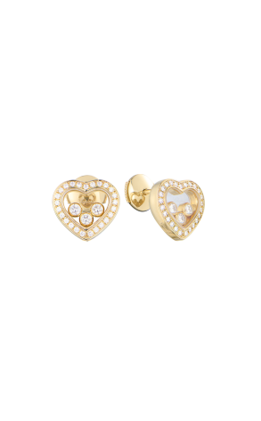 Серьги Chopard Happy Diamonds Heart Yellow Gold 83/4502 (42750)