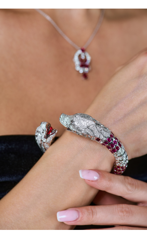 Браслет  The Dragon Rubies 22,0 ct & Diamonds 8,85 ct & White Gold (40279) №4