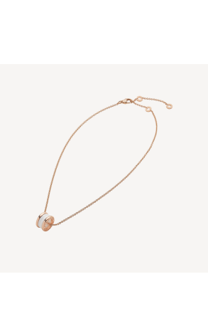 Подвеска Bvlgari B.Zero1 Rose Gold & White Ceramic 346082 (44016) №4