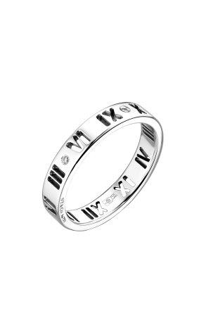 Кольцо Tiffany & Co Atlas White Gold & Diamonds (40990)