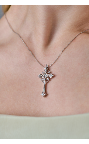 Крест Maximilian 0,48 ct Diamond Cross Pendant with Chain HUGN-8/B0050 (40593) №2