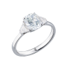 Кольцо  1,70 ct Fancy Light Green Blue/VVS2 Radiant Cut Diamond (38828) №5