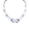 Колье Oro Vitchenza Jewellery Louna Stone & Diamonds & Multigemstone & White Gold (40410) №3