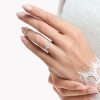 Кольцо GRAFF Flame 0,56 G/VVS1 Round Diamond Engagement Ring RPV01 (43586) №10