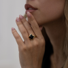 Кольцо Van Cleef & Arpels Pure Alhambra Yellow Gold Onyx Ring VCARB13800 (35374) №5